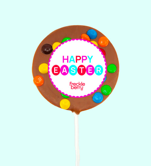 Easter - Round M&M Pop - Happy Easter - egg design