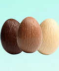 Easter Eggs - Milk, white and dark chocolate Belgian chocolate