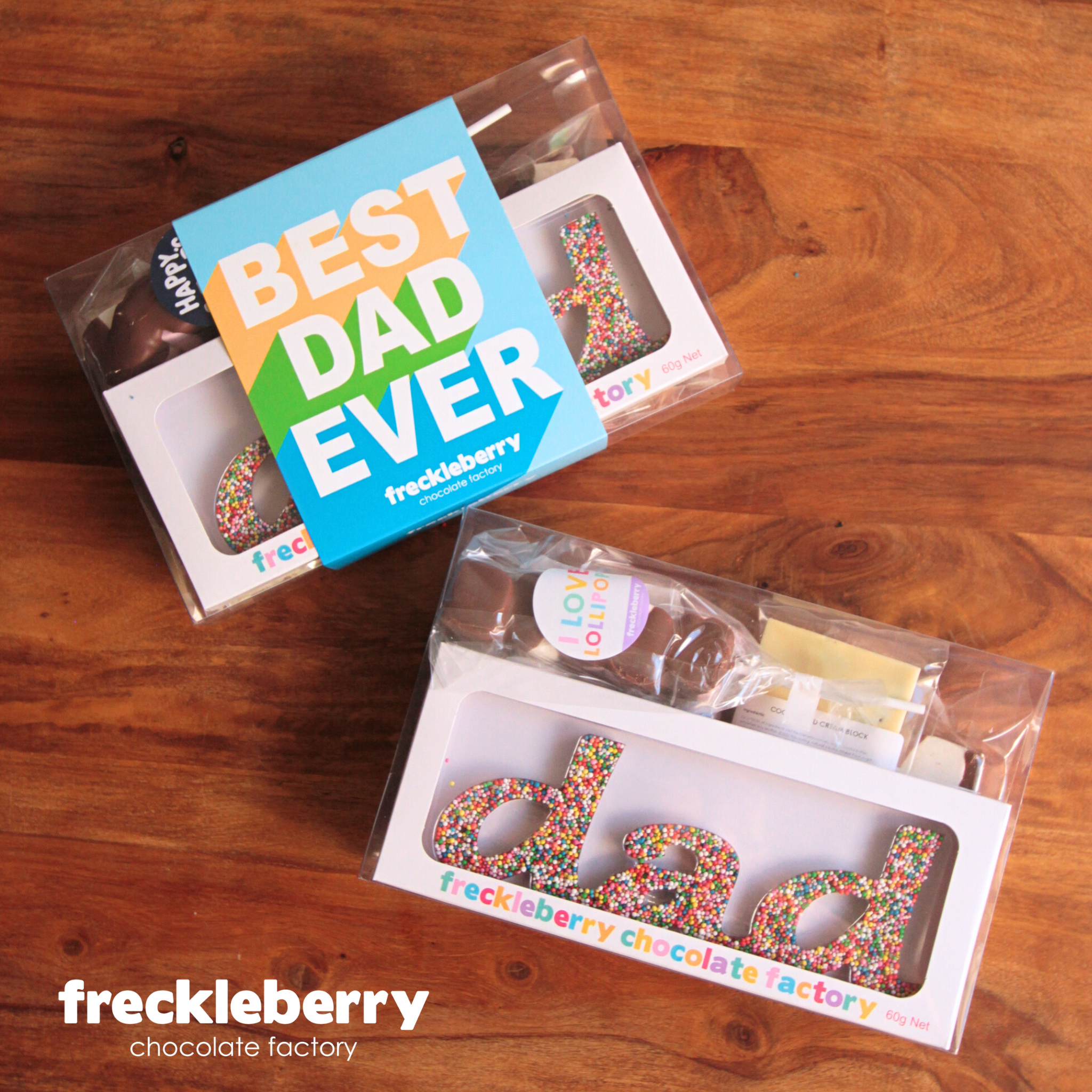 Best Dad Ever Gift Box Freckleberry Chocolate Factory