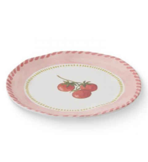 Fiesta Tomato Melamine. Perfect for picnic and outdoors settings. 