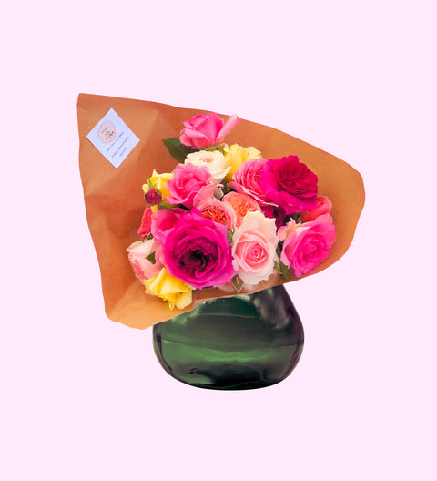 A stunning arrangement of fresh roses, perfect for expressing love, gratitude, or celebrating special moments.