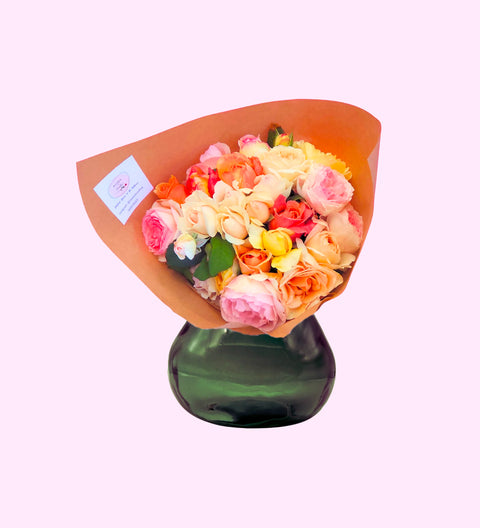 A stunning arrangement of fresh roses, perfect for expressing love, gratitude, or celebrating special moments.