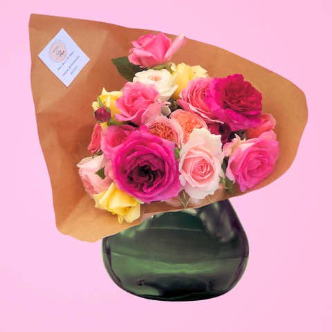 Flower Bouquet and Belgian Chocolate Bundle