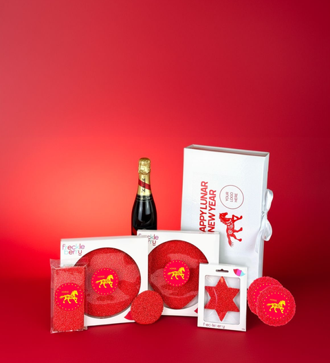Personalised Luxury 'Luna New Year' Chocolate Hamper - Logo and Custom Text