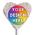 Personalised Chocolate Heart Freckle Pop - Custom Design Upload