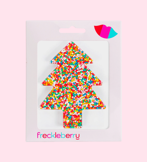 Premium Belgian chocolate (available in 3 variants - dark, milk or white chocolate) topped with colourful sprinkles – a festive and delicious treat.