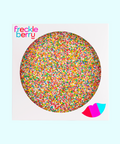 Creamy giant Belgian chocolate  (available in 3 variants - dark, milk or white) topped with colourful sprinkles, the perfect sweet gift to celebrate special occasions, can be personalised.