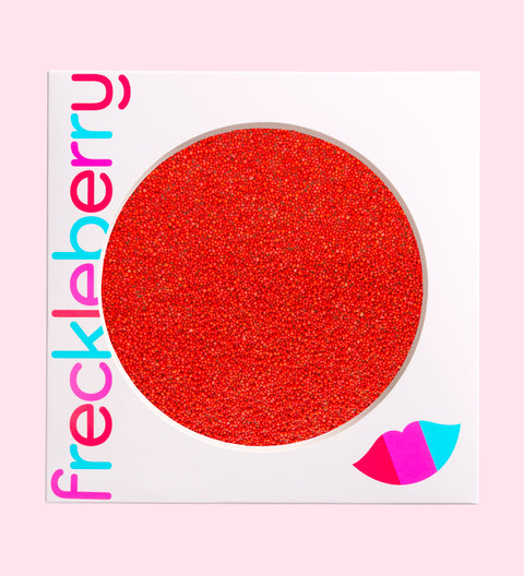 Premium giant Belgian chocolate (avaialble in 3 variants - dark, milk or white) topped with vibrant red sprinkles, perfect for any occasion.