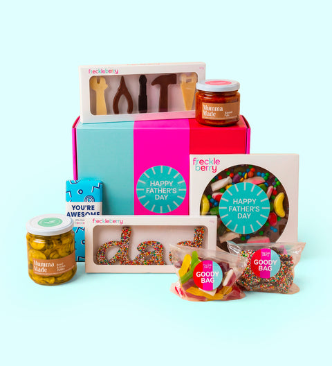An indulgent selection of premium Belgian chocolates, lollies and jam - the perfect gift to spoil Dad on his special day.