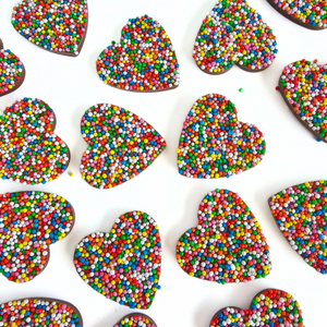 Milk Chocolate Freckles - Hearts 130g