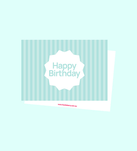 Happy Birthday Message Card