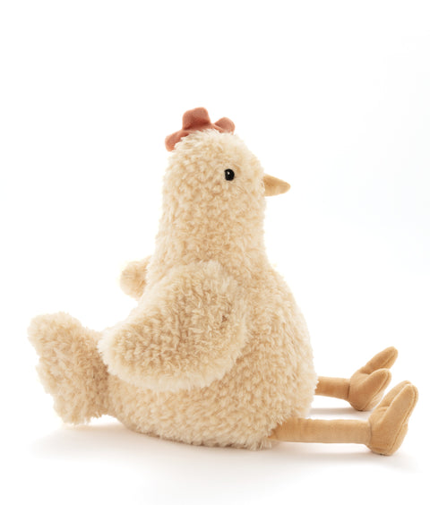 A soft plush chicken toy made for cuddles and cosy moments. Perfect for kids, collectors, and farm-loving homes.
