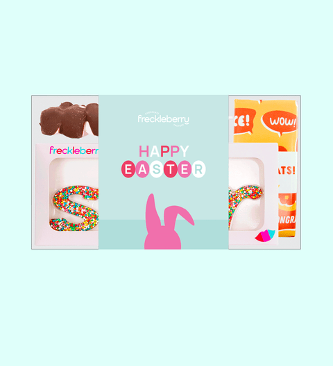 Gift Box filled with premium Belgian chocolate treats in fun festive shapes – the perfect gift for family and friends.