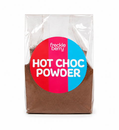Belgian Chocolate powder. Perfect for cooking and the best hot chocolate in the world. 