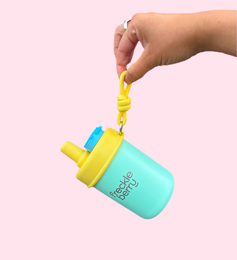 A fun, reusable drink bottle with fruit infuser, perfect for keeping kids hydrated with naturally flavoured water.
