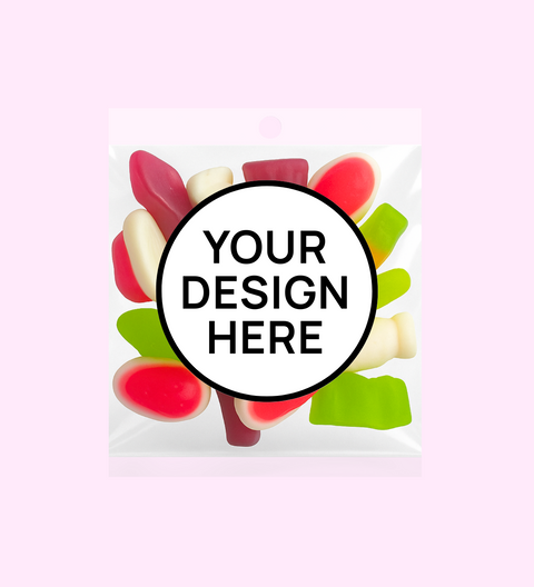 Personalised 80g Mixed Lollies - Custom Design Upload
