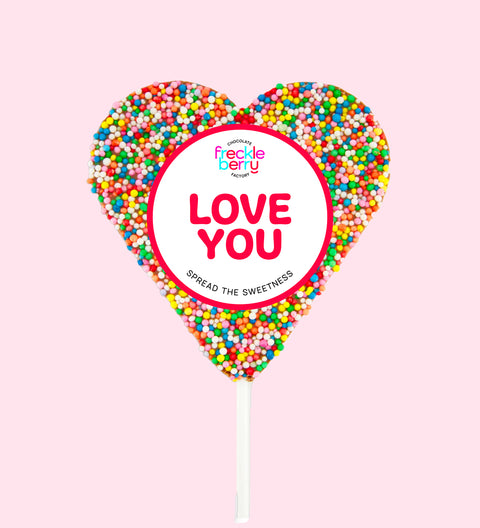 Love You Freckle Heart Pop