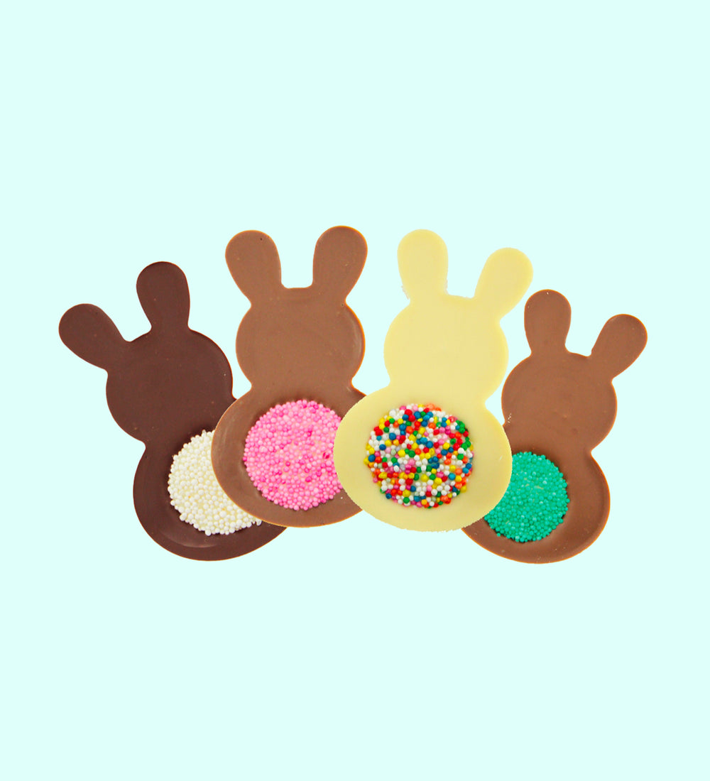 Chocolate Bunny With Freckle Tail - no packaging - plain