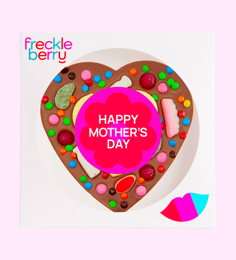 Luxury Mother's Day Hamper - Giant Heart Lolly Pizza - Happy Mother's Day