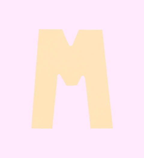 White Belgian chocolate Letter M. Perfect gift for birthday, cake toppers, weddings and other events. 