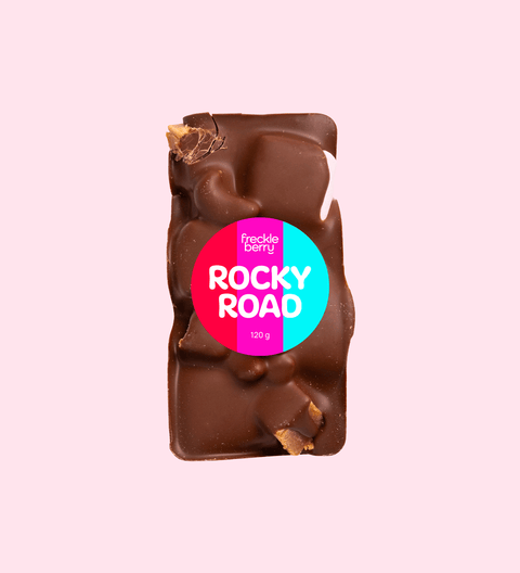Crunchy cashews and fluffy marshmallows coated in smooth premium Belgian milk chocolate – a rich and chewy treat.