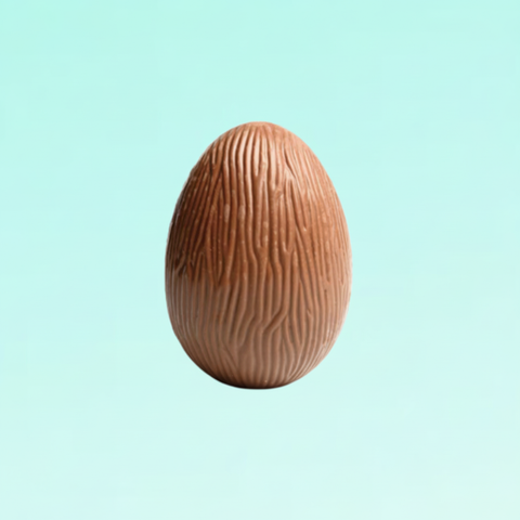 Milk Chocolate 130g easter egg. Hollow in middle. Belgian chocolate 