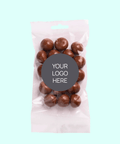 Filled with delicious milk chocolate coated raspberries treats and customised with your logo or graphic upload for memorable corporate gifting.