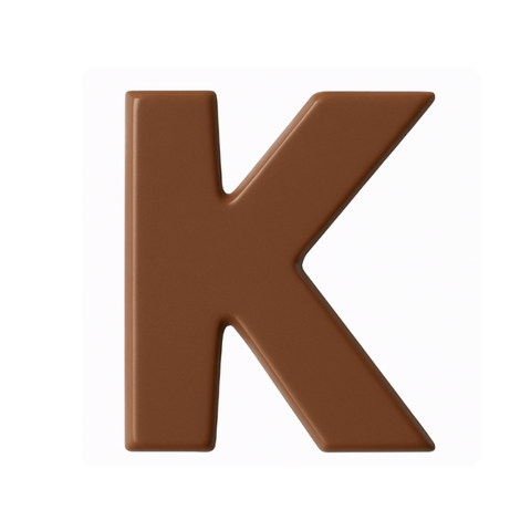 Milk Chocolate Letter K