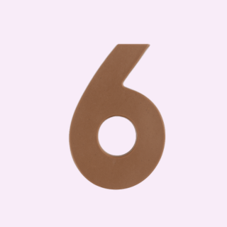 Milk Chocolate Number 6 Freckleberry