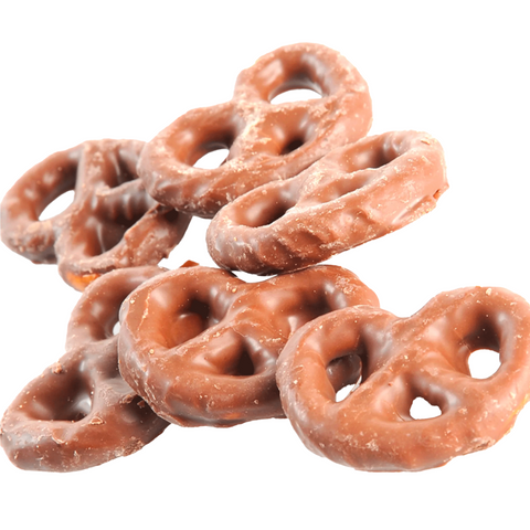 Crunchy pretzels coated in smooth premium Belgian milk chocolate - the classic.