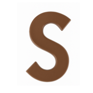 Milk Chocolate letter S