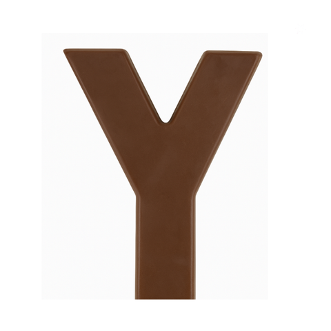 Chocolate letter 'Y' milk chocolate