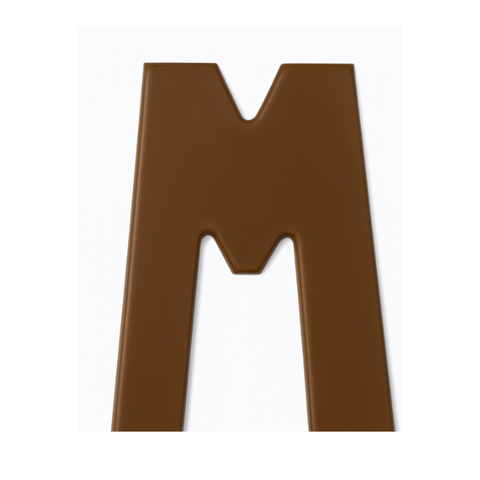 Belgian Chocolate letter M 