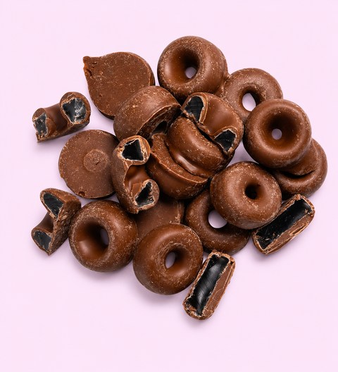 Belgian Chocolate aniseed rings