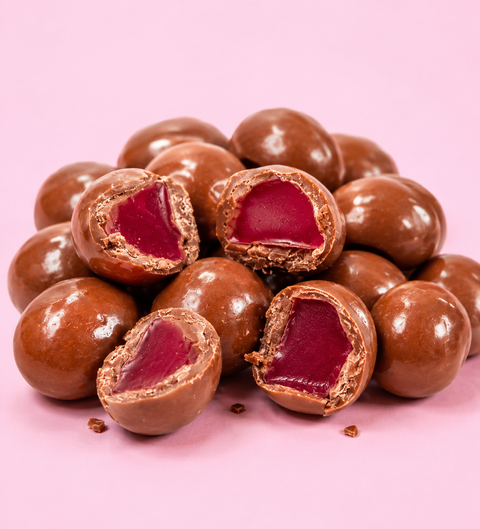 Milk Chocolate raspberries