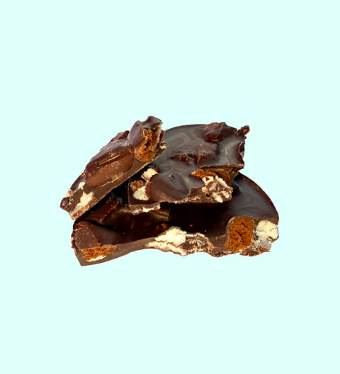 Mint Slice Dark Chocolate Egg - Broken