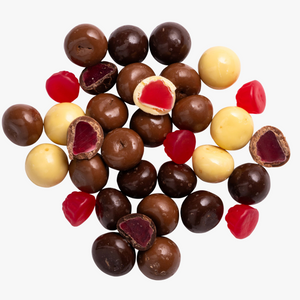 Mixed Chocolate Coated Raspberries