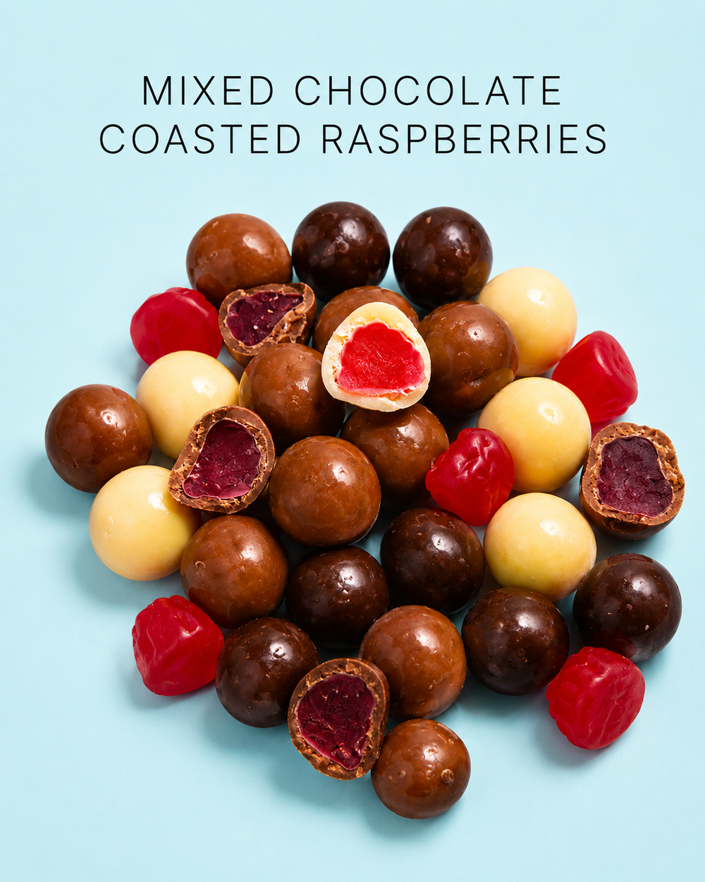 Delicious best seller choclate coated raspberries