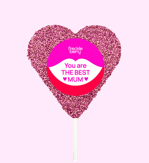 Mother's Day - Pink Heart Freckle Pop - You are the Best Mum
