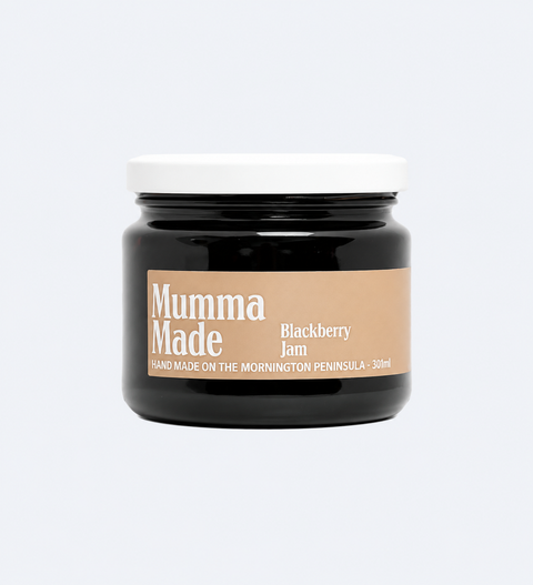 Mumma Made Homemade Blackberry Jam. Available from Freckleberry Geelong