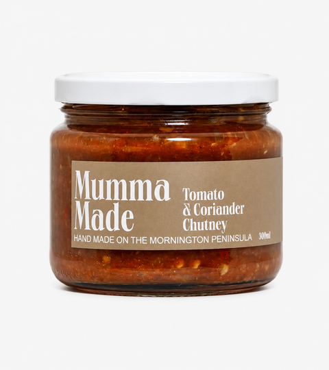 Zesty and aromatic, crafted with ripe tomatoes and fresh coriander — perfect for curries, wraps, and BBQs.