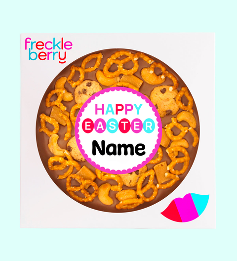 Easter - Giant Loaded Pizza - Snack Time - Happy Easter