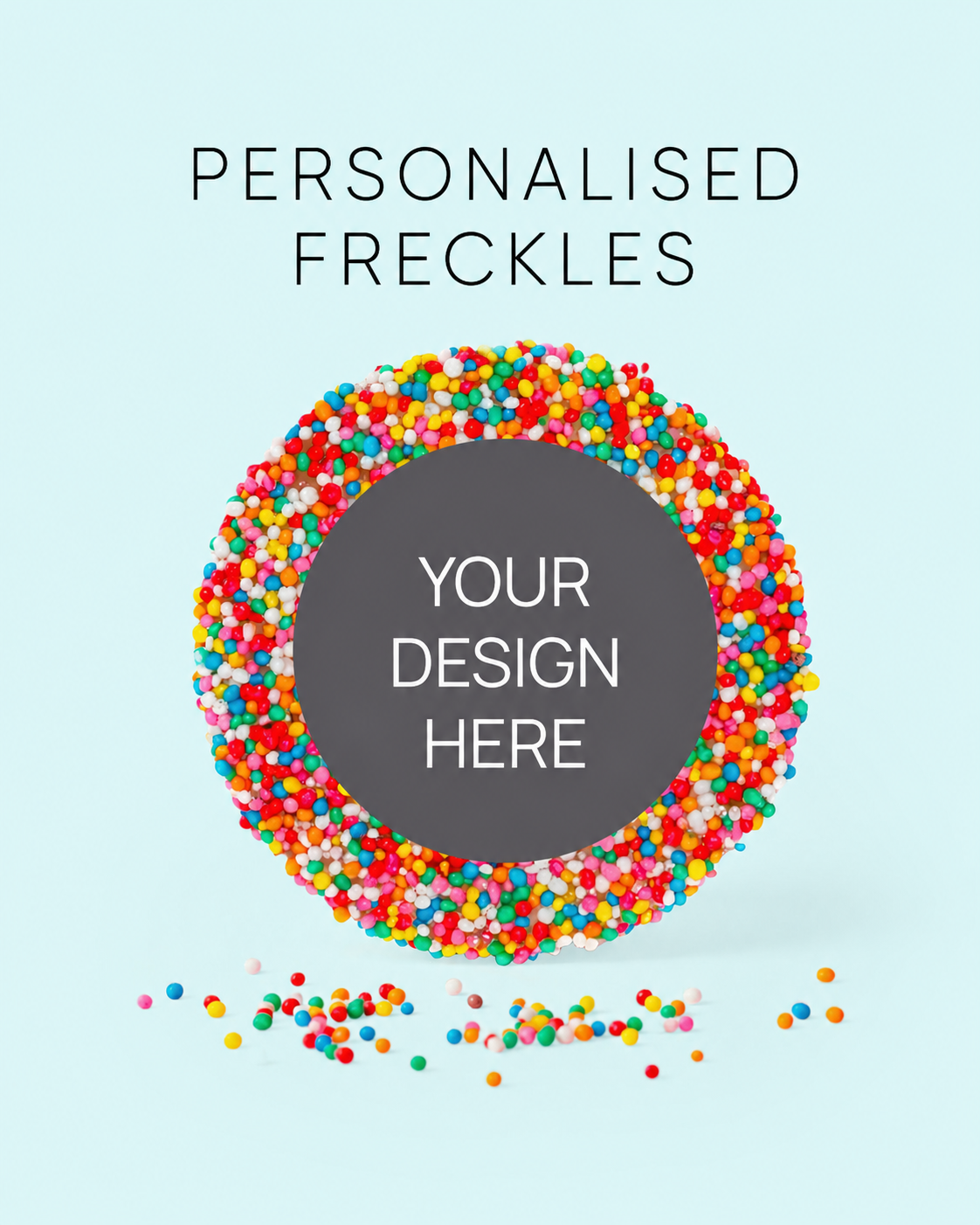 40g Freckle with option to add own desing for birthdays, weddings, thank you gift, fathers day, mothers day easter