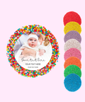 Personalised 40g Single Freckle - Christening - Photo and Text - Available colours