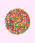Creamy Belgian milk chocolate with colourful sprinkles, can be customised with your uploaded image for a unique and thoughtful gift.