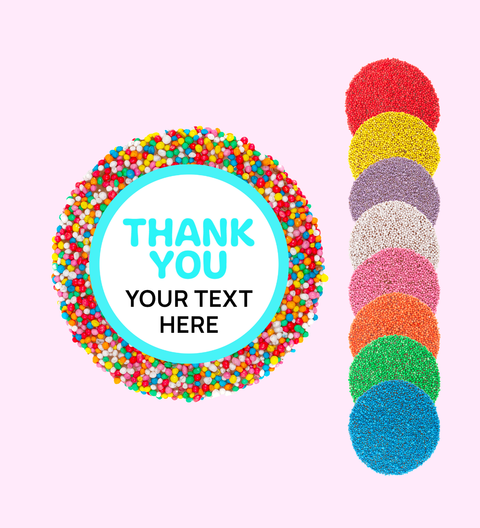 Personalised 40g Single Freckle - Thank You - Custom Text