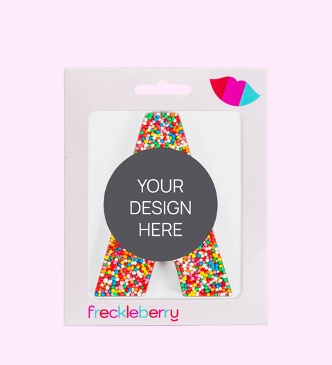 Add personalisation to your chocolate letters for the perfect corporate or birthday gift. 