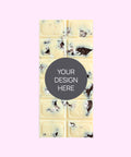Premium Cookies & Cream White Chocolate Block, customised with your uploaded design, perfect for unique gifts or special occasions. 