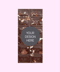 Premium Mint Slice Belgian Dark Chocolate Block , customised with your uploaded design, perfect for unique gifts or special occasions. 