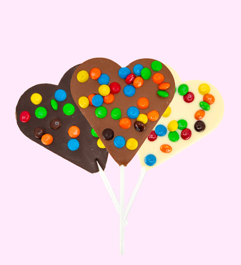 Personalised Heart M&M Pop